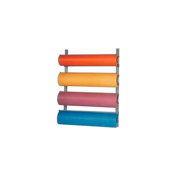 Bulman Products Horizontal Paper Dispenser w/ Cutter, 38-1/4inW x 8-1/2inD x 51inH, Gray T293-36 - main